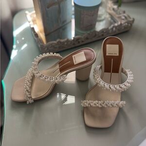 Dolce Vita Pearl Strap Heels